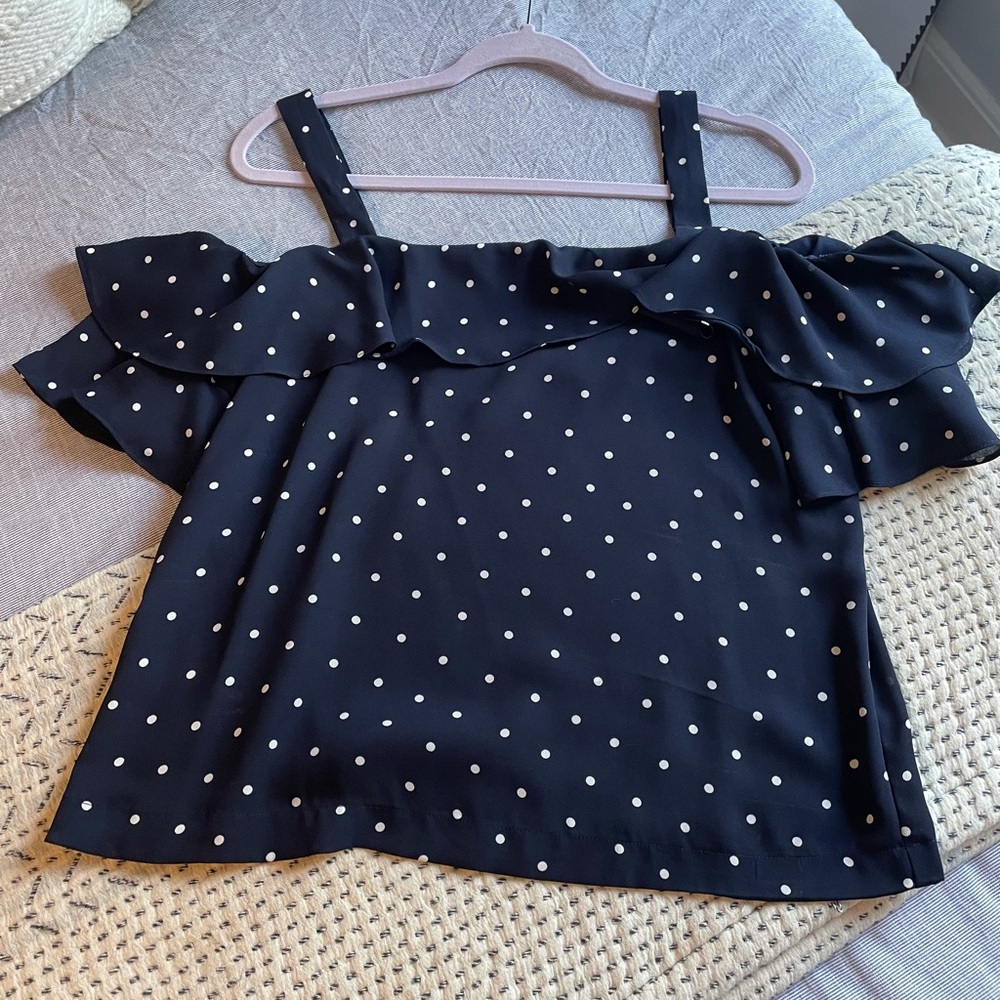 J Crew off the shoulder top